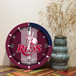 Super Rugby - True fans of Reds's Wooden Clock:Super Rugby