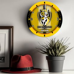 AFL - True fans of Richmond Football Club's Wooden Clock:afl