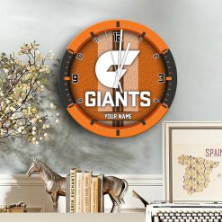 AFL - True fans of The Greater Western Sydney Football Club's Wooden Clock:afl