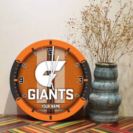 AFL - True fans of The Greater Western Sydney Football Club's Wooden Clock:afl