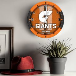 AFL - True fans of The Greater Western Sydney Football Club's Wooden Clock:afl