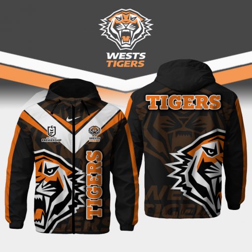 NRL - True fans of Wests Tigers's Windbreaker Jacket:nrl