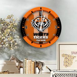 AFL - True fans of Wests Tigers's Wooden Clock:afl