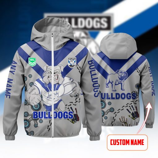 NRL - True fans of Canterbury-Bankstown Bulldogs's Windbreaker Jacket:nrl