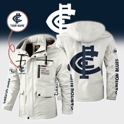 AFL - True fans of Carlton Football Club's Windbreaker Jacket:afl