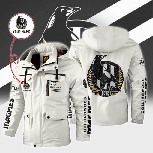 AFL - True fans of Collingwood Football Club's Windbreaker Jacket:afl