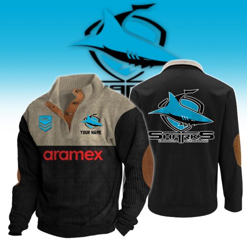 NRL - True fans of Cronulla-Sutherland Sharks's Fleece Sweater:nrl