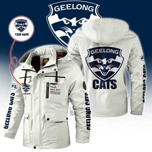 AFL - True fans of Geelong Football Club's Windbreaker Jacket:afl