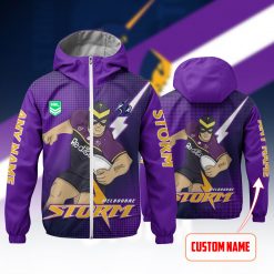 NRL - True fans of Melbourne Storm's Windbreaker Jacket:nrl