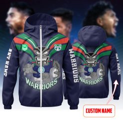 NRL - True fans of New Zealand Warriors's Windbreaker Jacket:nrl