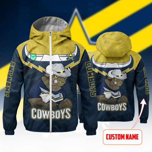 NRL - True fans of North Queensland Cowboys's Windbreaker Jacket:nrl