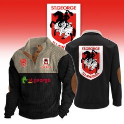 NRL - True fans of St. George Illawarra Dragons's Fleece Sweater:nrl