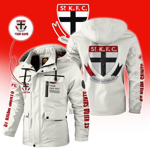 AFL - True fans of St Kilda Football Club's Windbreaker Jacket:afl