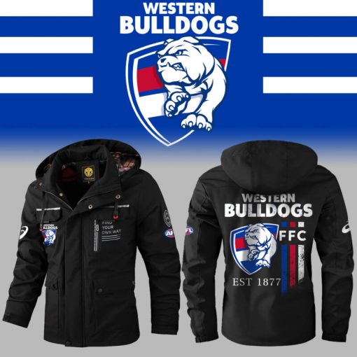 AFL - True fans of Western Bulldogs Football Club's Windbreaker Jacket:afl