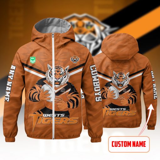 NRL - True fans of Wests Tigers's Windbreaker Jacket:nrl